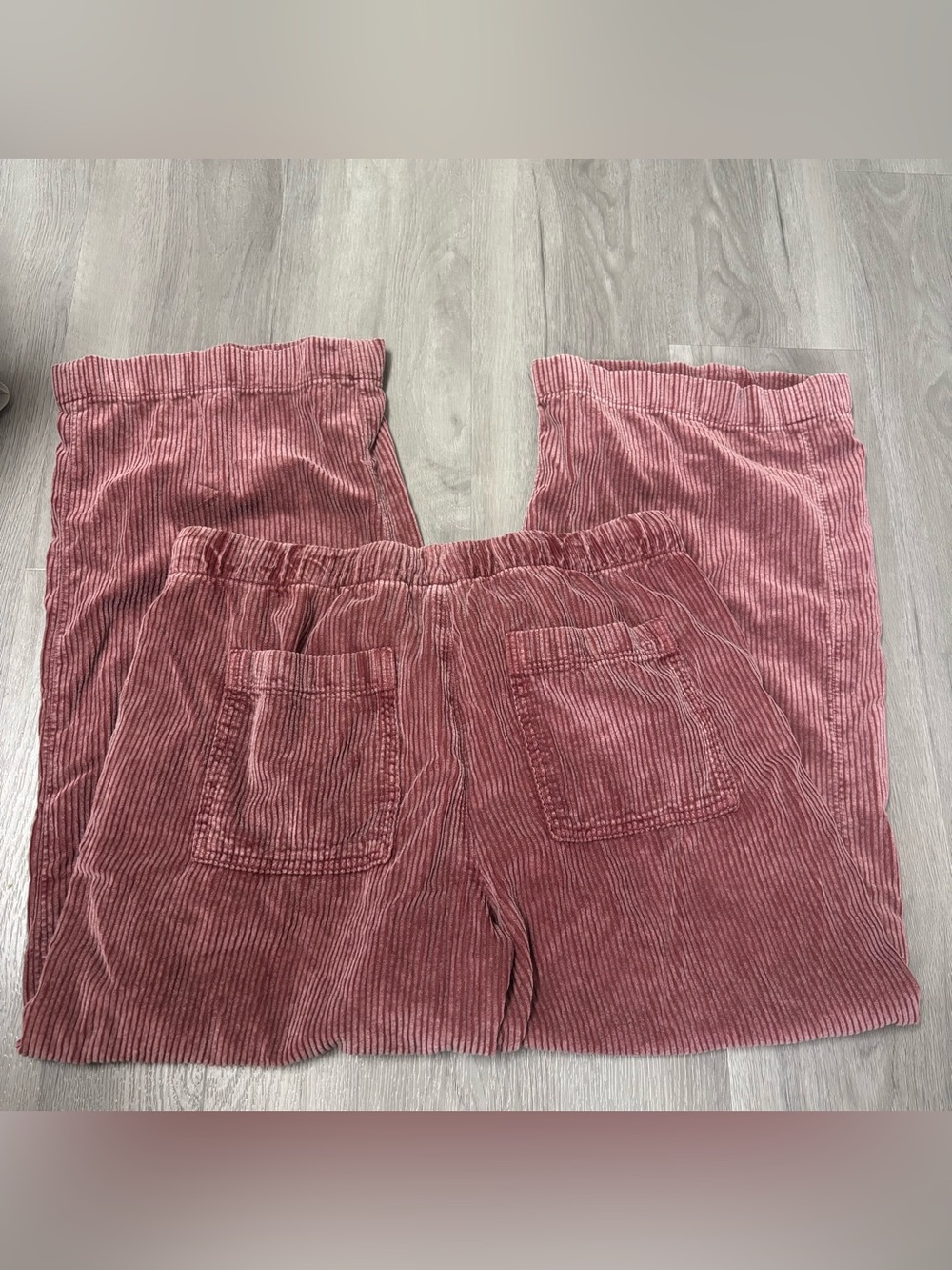 American Eagle Stretch Low Rise Corduroy Drawstring Pants Women’s Size Medium - Picture 5 of 7